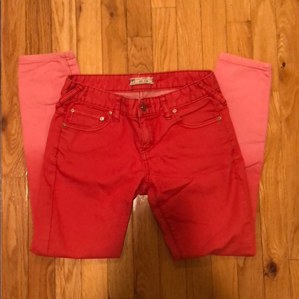 Free People Ombré Capri Pant size 26